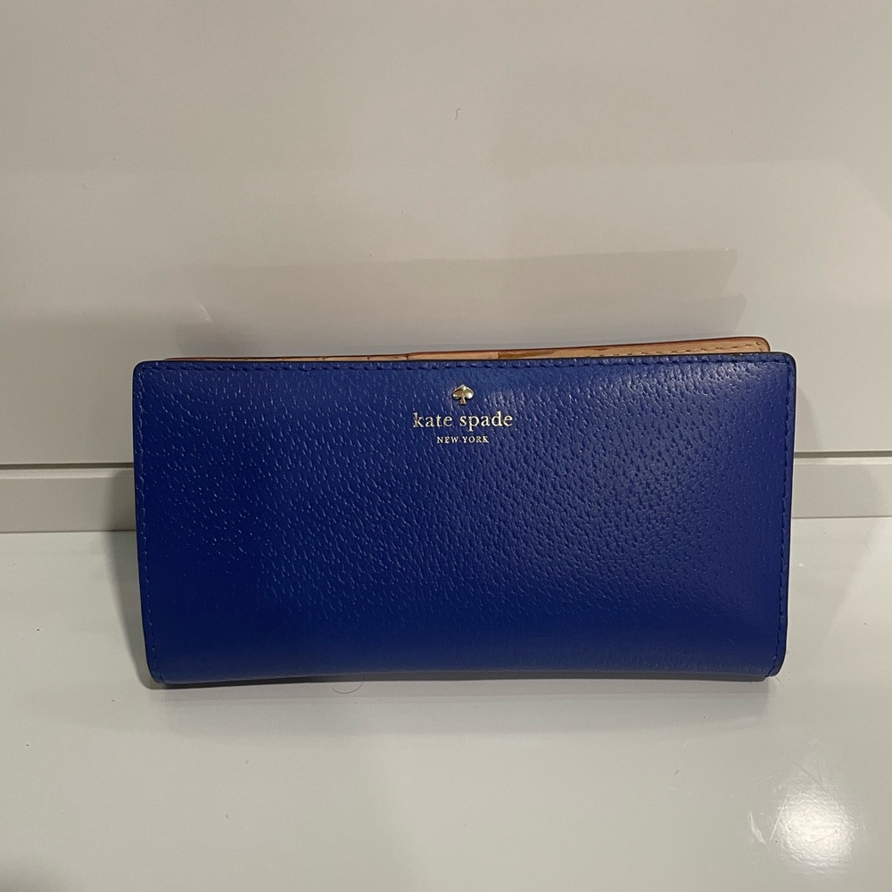 Cobalt blue Kate spade wallet
